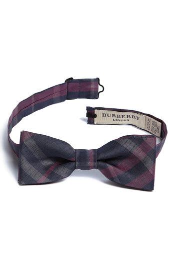 silk and bloom burberry|Burberry bow tie and suspenders.